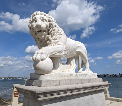 st augustine lion bridge