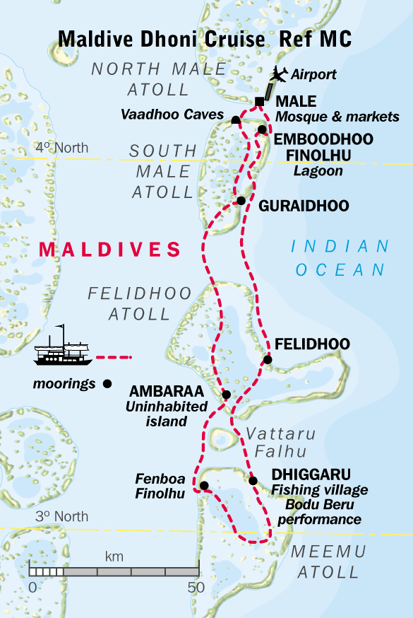 map maldives